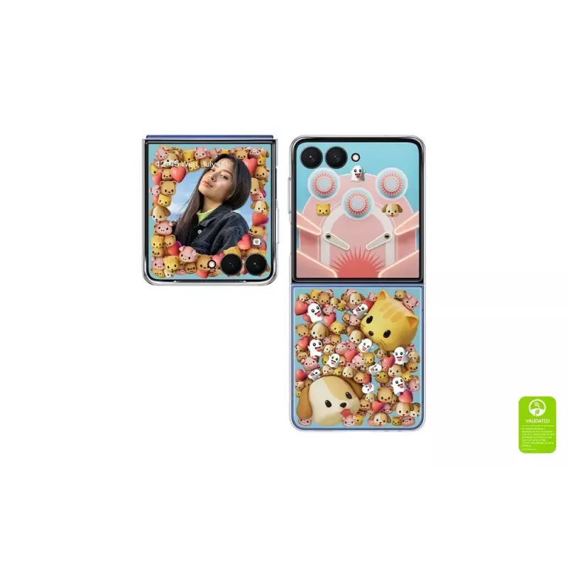 Cover Samsung Galaxy Z Flip7 Transparent Monochromatisch