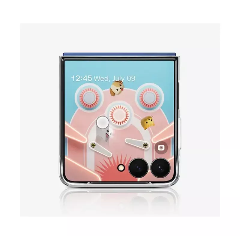 Cover Samsung Galaxy Z Flip7 Transparent Monochromatisch