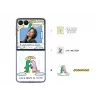 Cover Samsung Galaxy Z Flip7 Transparent Monochromatisch