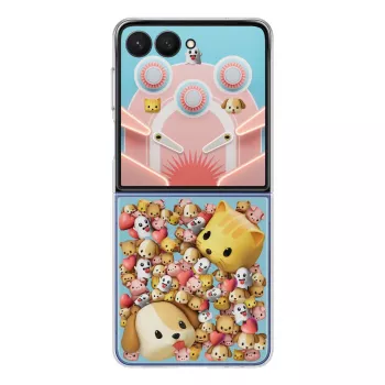Cover Samsung Galaxy Z Flip7 Transparent Monochromatisch