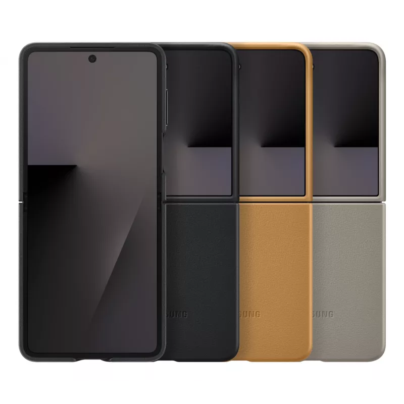 Schutzhülle für Samsung Galaxy Flip7 von Samsung, Modell EF-VF766PBEGWW, schwarz