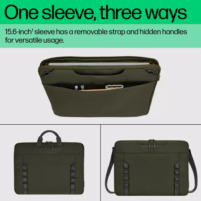 HP 15.6-Zoll modulare Laptoptasche, Sleeve, 39,6 cm (15,6 Zoll), 420 g