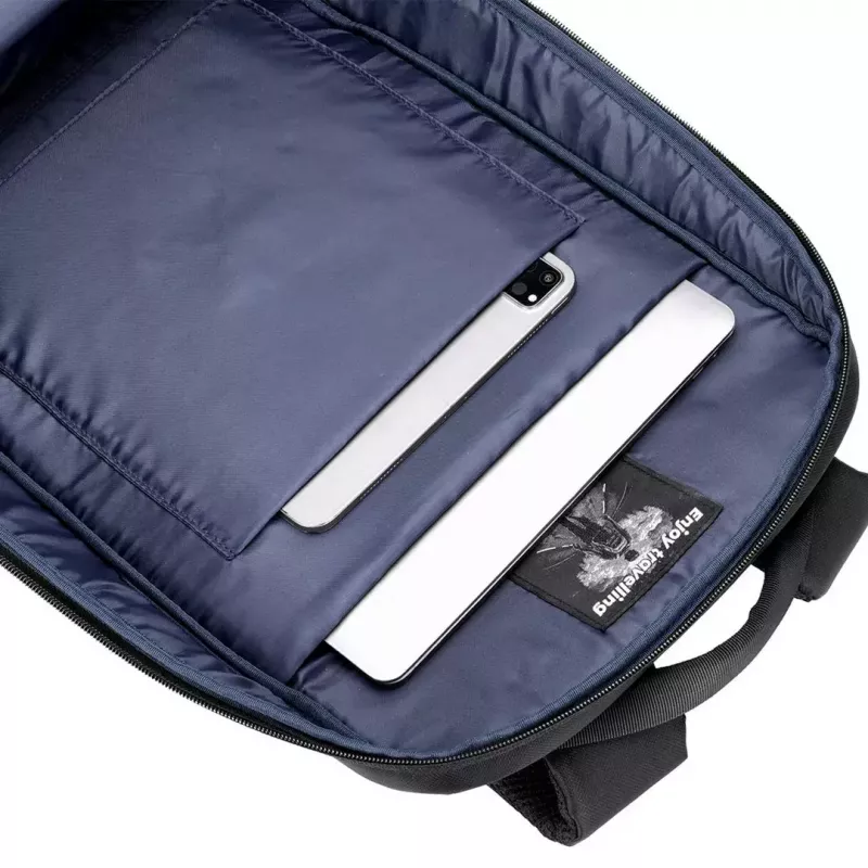 Laptoptasche MODECOM Active 15 PLE‑MC‑ACTIVE‑15 für 15,6-Zoll-Laptops, 8GB RAM (Etikett) — Öko-Leder, schwarz, Reißverschluss, USB-Anschluss