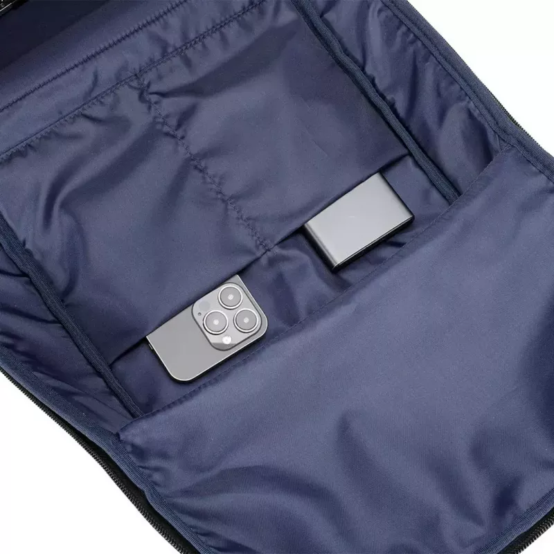 Laptoptasche MODECOM Active 15 PLE‑MC‑ACTIVE‑15 für 15,6-Zoll-Laptops, 8GB RAM (Etikett) — Öko-Leder, schwarz, Reißverschluss, USB-Anschluss