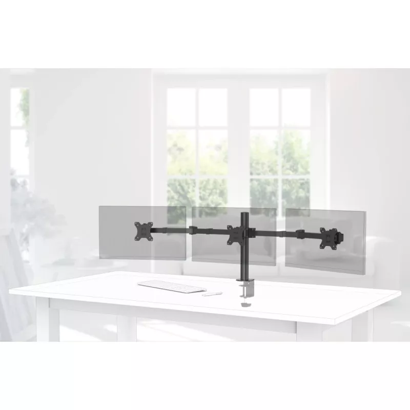 Hama 00118495 Monitorhalterung / Standfuß 68,6 cm (27 Zoll) Schreibtisch Schwarz