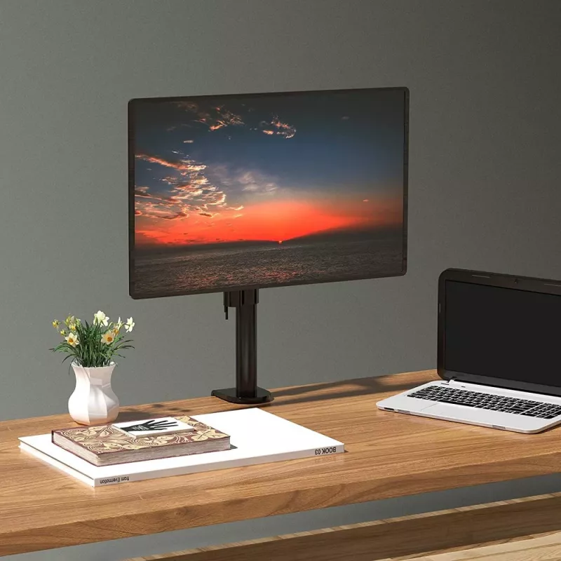 Monitorhalterung Techly ICA-LCD-500BK 76,2 cm (30 Zoll) Tisch Schwarz
