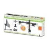 Techly 13-24 Zoll Tischständer für 3 Monitore mit Klemme ICA-LCD 482-T