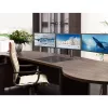 Techly 13-24 Zoll Tischständer für 3 Monitore mit Klemme ICA-LCD 482-T