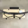 Techly 13-24 Zoll Tischständer für 3 Monitore mit Klemme ICA-LCD 482-T