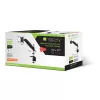 Techly Schreibtisch-Gasdruckfeder für Monitor 15-27 inch” 360mm Schwarz ICA-LCD 111-BK