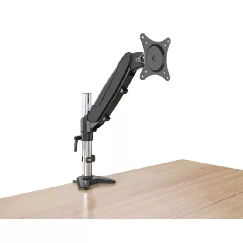 Techly Schreibtisch-Gasdruckfeder für Monitor 15-27 inch” 360mm Schwarz ICA-LCD 111-BK