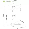 Techly ICA-LCD 2520V Monitorhalterung / Standfuß 68.6 cm (27 Zoll) Schreibtisch Schwarz