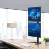 Techly ICA-LCD 2520V Monitorhalterung / Standfuß 68.6 cm (27 Zoll) Schreibtisch Schwarz