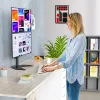 Techly ICA-LCD 2520V Monitorhalterung / Standfuß 68.6 cm (27 Zoll) Schreibtisch Schwarz