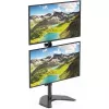 Techly ICA-LCD 2520V Monitorhalterung / Standfuß 68.6 cm (27 Zoll) Schreibtisch Schwarz