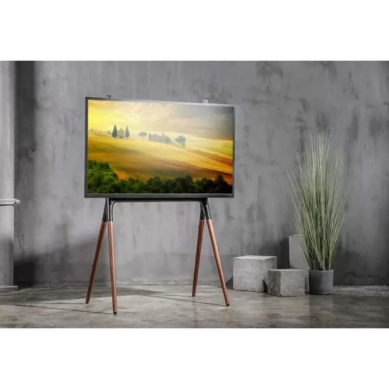 Techly Bodenständer für LCD/LED/Plasma TV 49-70 Zoll Stativ-Stil