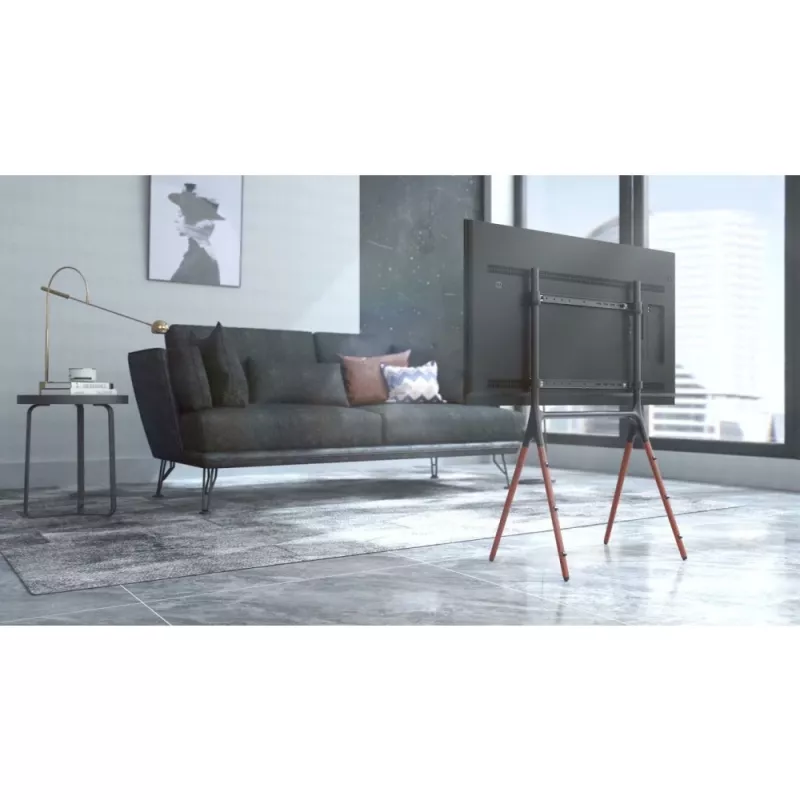 Techly Bodenständer für LCD/LED/Plasma TV 49-70 Zoll Stativ-Stil