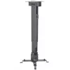 Manhattan Projektorhalterung, Decke oder Wand, neig- und schwenkbar, Höhenbereich: 43-65 cm, max. 20 kg, Schwarz, lebenslange Garantie
