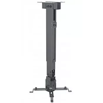 Manhattan Projektorhalterung, Decke oder Wand, neig- und schwenkbar, Höhenbereich: 43-65 cm, max. 20 kg, Schwarz, lebenslange Garantie