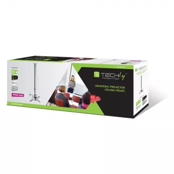 Techly Projektor-Deckenhalterung Verlängerung 60–102 cm Silber ICA-PM 102XL