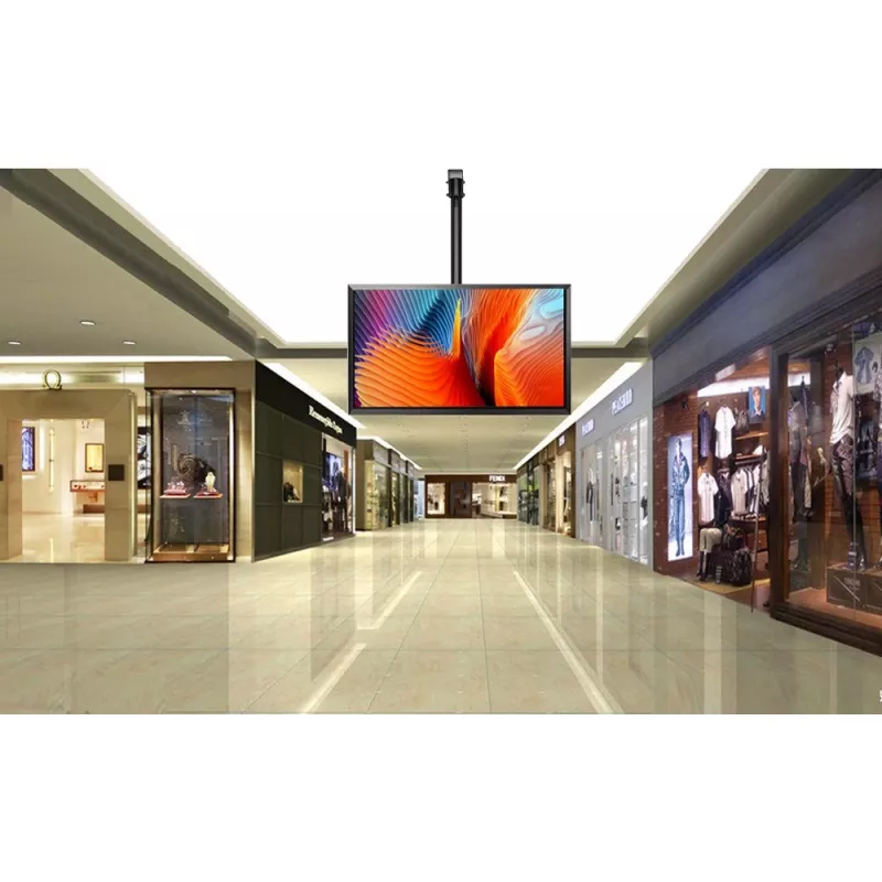 Techly 37-70 Teleskop-Deckenhalterung Universal LED TV LCD-Halterung ICA-CPLB 946S