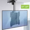 Techly Faltbare einziehbare Deckenhalterung für TV LED/LCD 17 Zoll–37 Zoll Schwarz