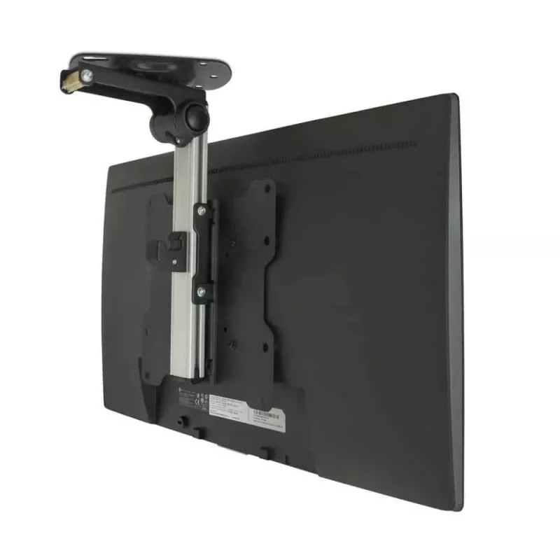 Techly Faltbare einziehbare Deckenhalterung für TV LED/LCD 17 Zoll–37 Zoll Schwarz