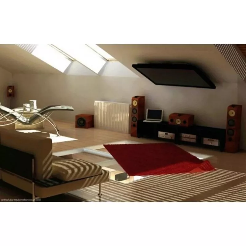 Techly Faltbare einziehbare Deckenhalterung für TV LED/LCD 17 Zoll–37 Zoll Schwarz