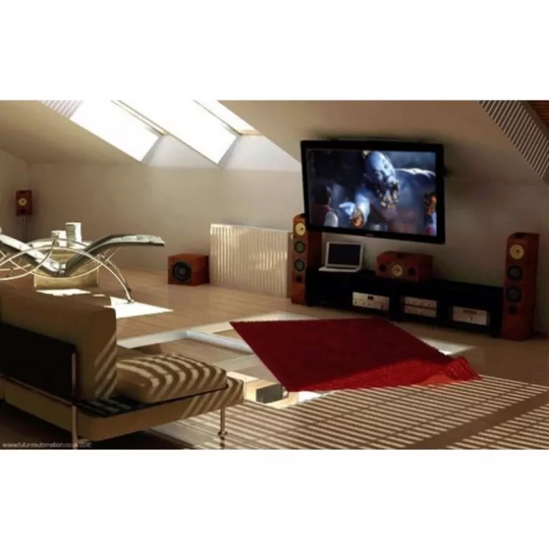 Techly Faltbare einziehbare Deckenhalterung für TV LED/LCD 17 Zoll–37 Zoll Schwarz