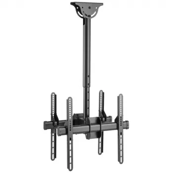 Techly Teleskop-Universal-Deckenhalterung für 2 TV LED LCD 32-55 Zoll ICA-CPLB 944D