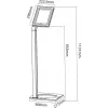 Tablet-Sicherheitsgehäuse Techly ICA-TBL-1501 25,6 cm 10,1 Zoll Weiß