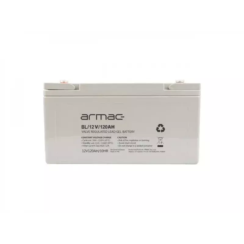Verschlossene VRLA-Gel-Batterie ARMAC BL/12V/120AH — 12 V 120 Ah, langlebig