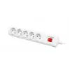 Steckdosenleiste ARMAC ARC 5 — 5 Steckdosen, 3 m Kabel, grau