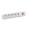 Steckdosenleiste ARMAC ARC 5 — 5 Steckdosen, 3 m Kabel, grau