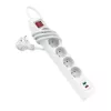 Hama 44133758 Stromverlängerung 1,4 m 5 AC-Steckdosen Innenbereich Weiß