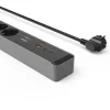 Hama 00223192 Verlängerungskabel 1,4 m 3 AC-Steckdose(n) Innenbereich Schwarz, Grau