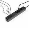 Hama 00223192 Verlängerungskabel 1,4 m 3 AC-Steckdose(n) Innenbereich Schwarz, Grau