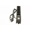 Überspannungsschutz lestar LX 610 G-A – 6 AC-Ausgänge, IEC 320, 1,5 m Kabel, 155 J, 230 V, schwarz