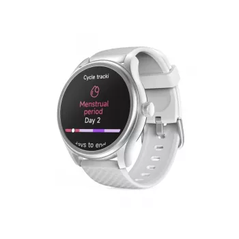 Hama Fit Watch 5010 Smartwatch, 1,38 Zoll (3,51 cm) LCD, 46 mm, Herzfrequenz, SpO2, IP68, Bluetooth, Silber