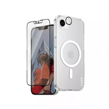 PanzerGlass CARE by ® Flagship 3-in-1 Bundle iPhone 16e kratzfest stoßfest