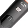 Elektrisches Pflegeset Adler AD 2946 – kabelloser 5-in-1-Herrentrimmer, 4 Längenstufen, 60 Min. Laufzeit, Schwarz/Edelstahl