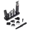 Elektrisches Pflegeset Adler AD 2946 – kabelloser 5-in-1-Herrentrimmer, 4 Längenstufen, 60 Min. Laufzeit, Schwarz/Edelstahl