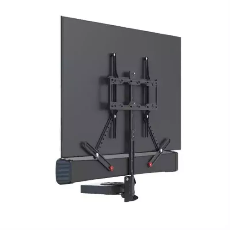 AV-Geräteregal Barkan E850, 1 Fach, schwarz, 565 mm Höhe, 6,5 kg Tragfähigkeit