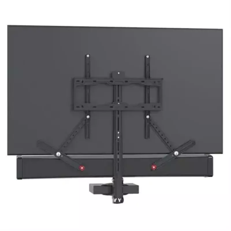 AV-Geräteregal Barkan E850, 1 Fach, schwarz, 565 mm Höhe, 6,5 kg Tragfähigkeit