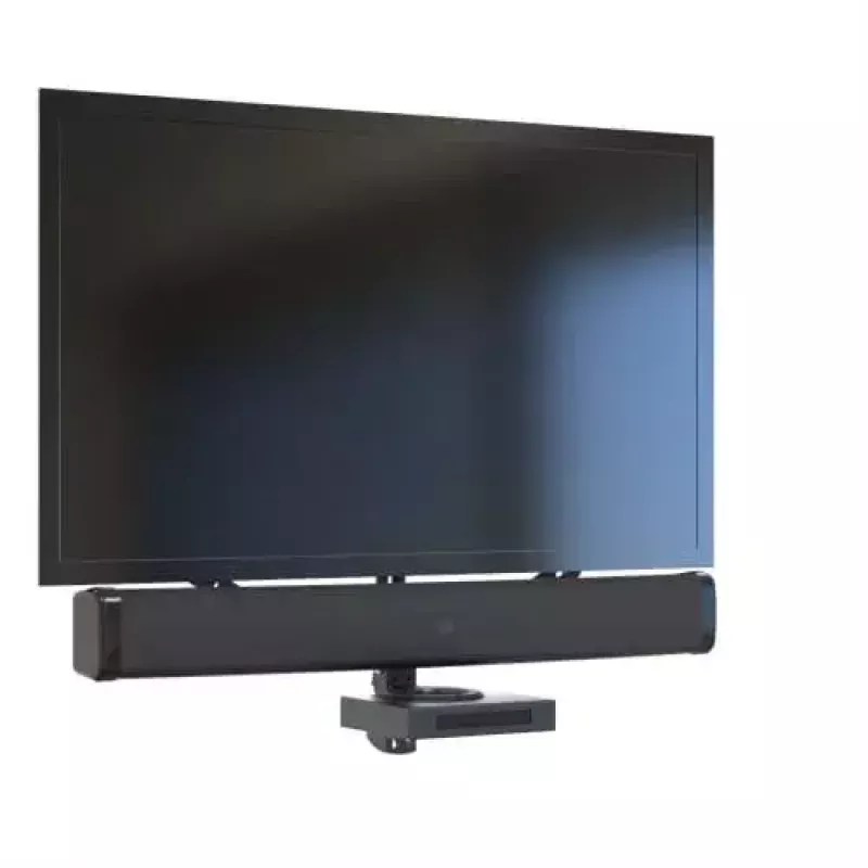 AV-Geräteregal Barkan E850, 1 Fach, schwarz, 565 mm Höhe, 6,5 kg Tragfähigkeit