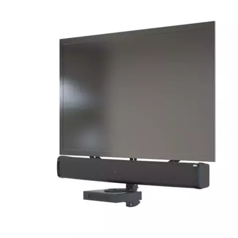AV-Geräteregal Barkan E850, 1 Fach, schwarz, 565 mm Höhe, 6,5 kg Tragfähigkeit