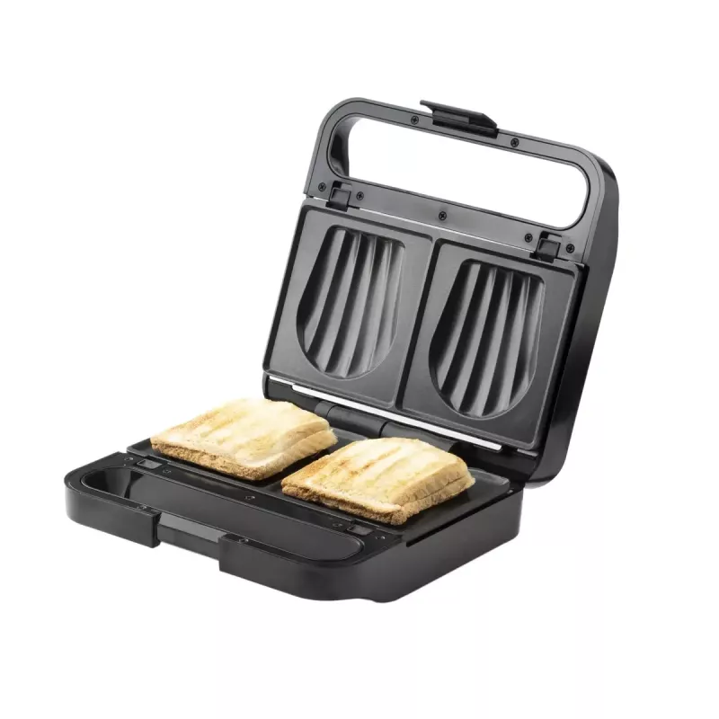 Sandwichmaker 2-in-1 Adler AD 3070b — 850 W, 2 Platten, schwarz