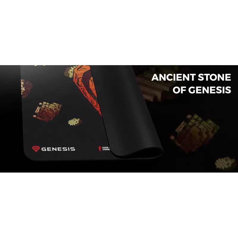 GENESIS Ancient Stone, Mehrfarbig, Bild, Stoff, Gummi, Gaming-Mauspad