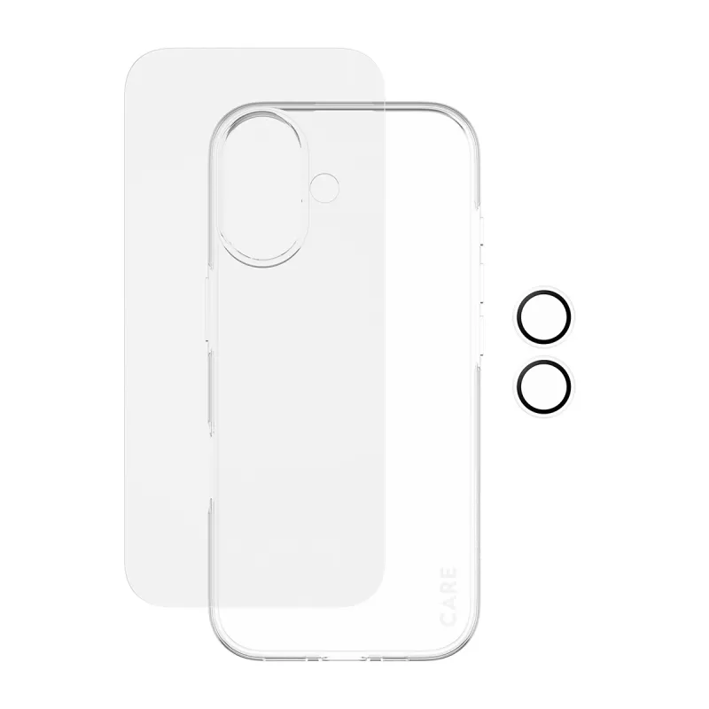 PanzerGlass 3-in-1 Combo Bundle für iPhone 17 – Displayschutz, Kameralinsenschutz und Hülle
