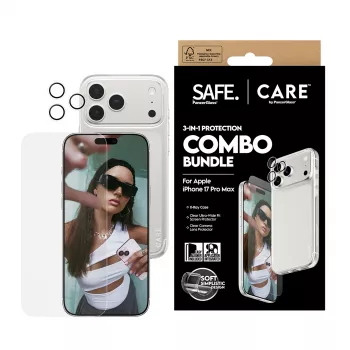 Bildschirmschutz-, Hüllen- und Kameralinsenschutz-Kombi PanzerGlass für iPhone 17 Pro Max CR60725